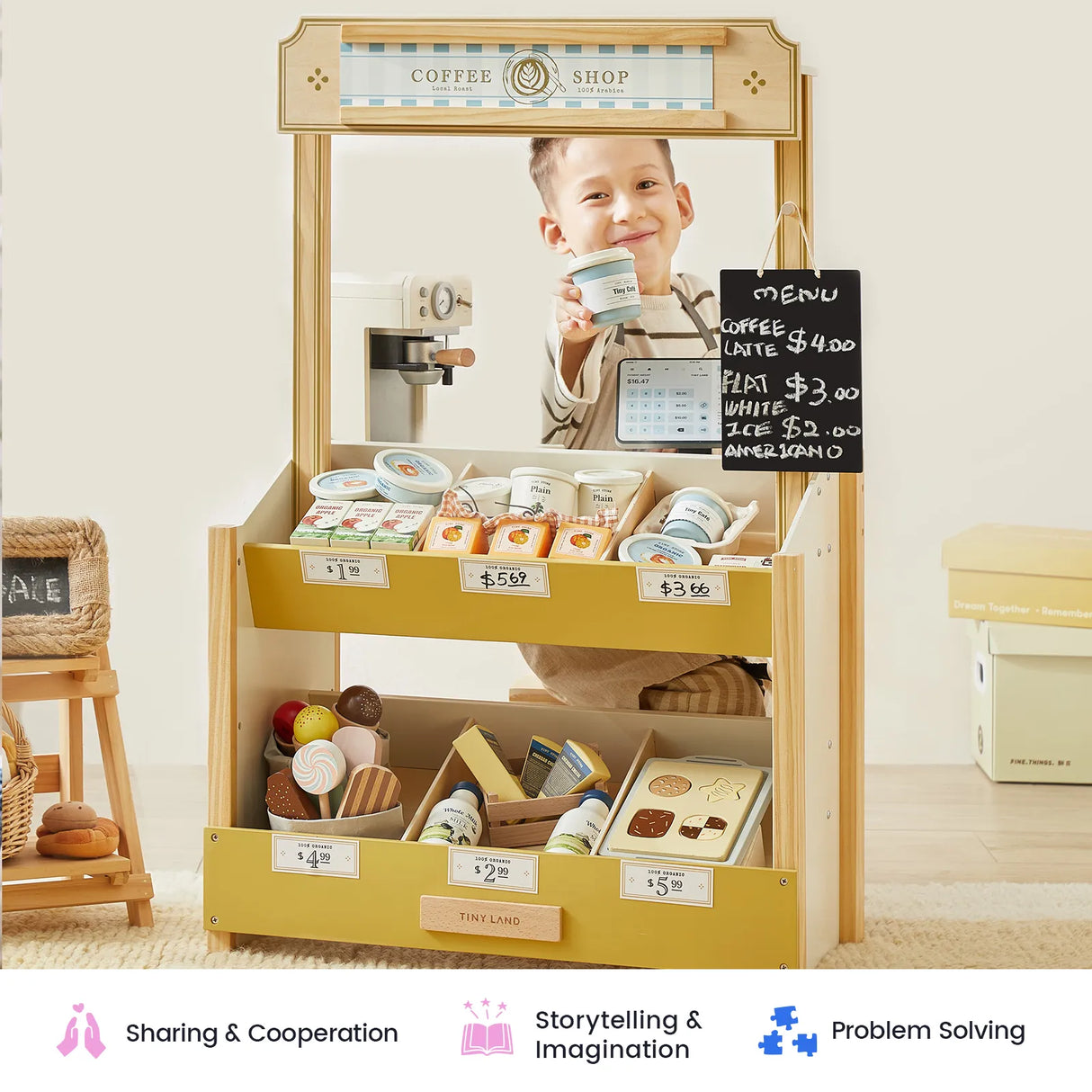 Tiny Land® Kid's Grocery Store Playset