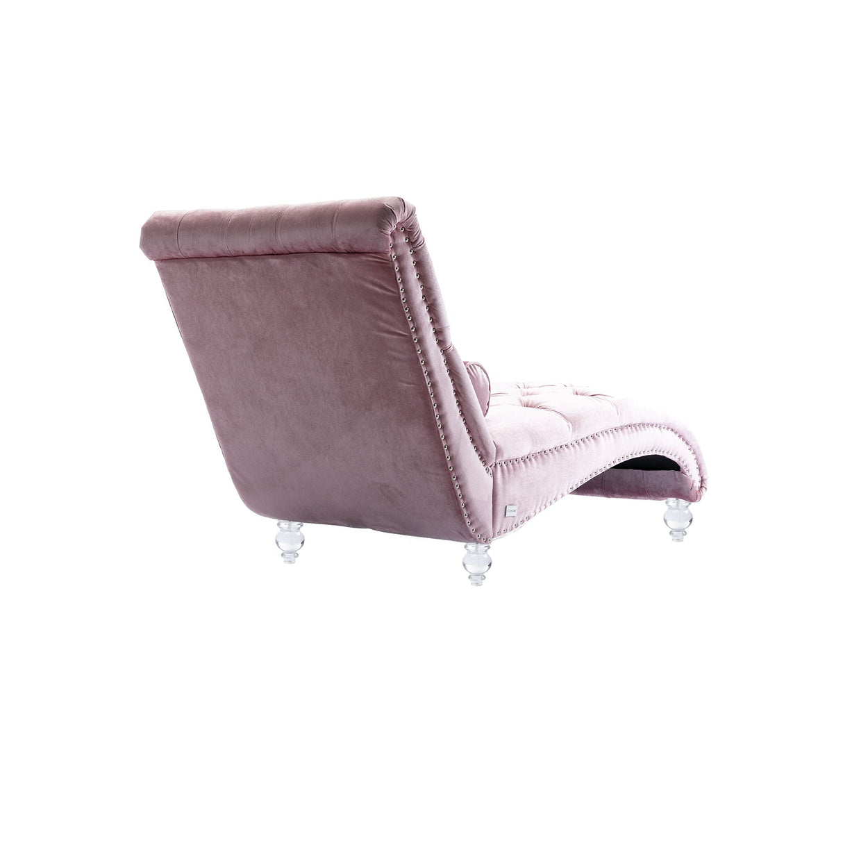 Chaise Lounge Indoor, Button Tufted Upholstered Chaise Lounge Chair With Pillow