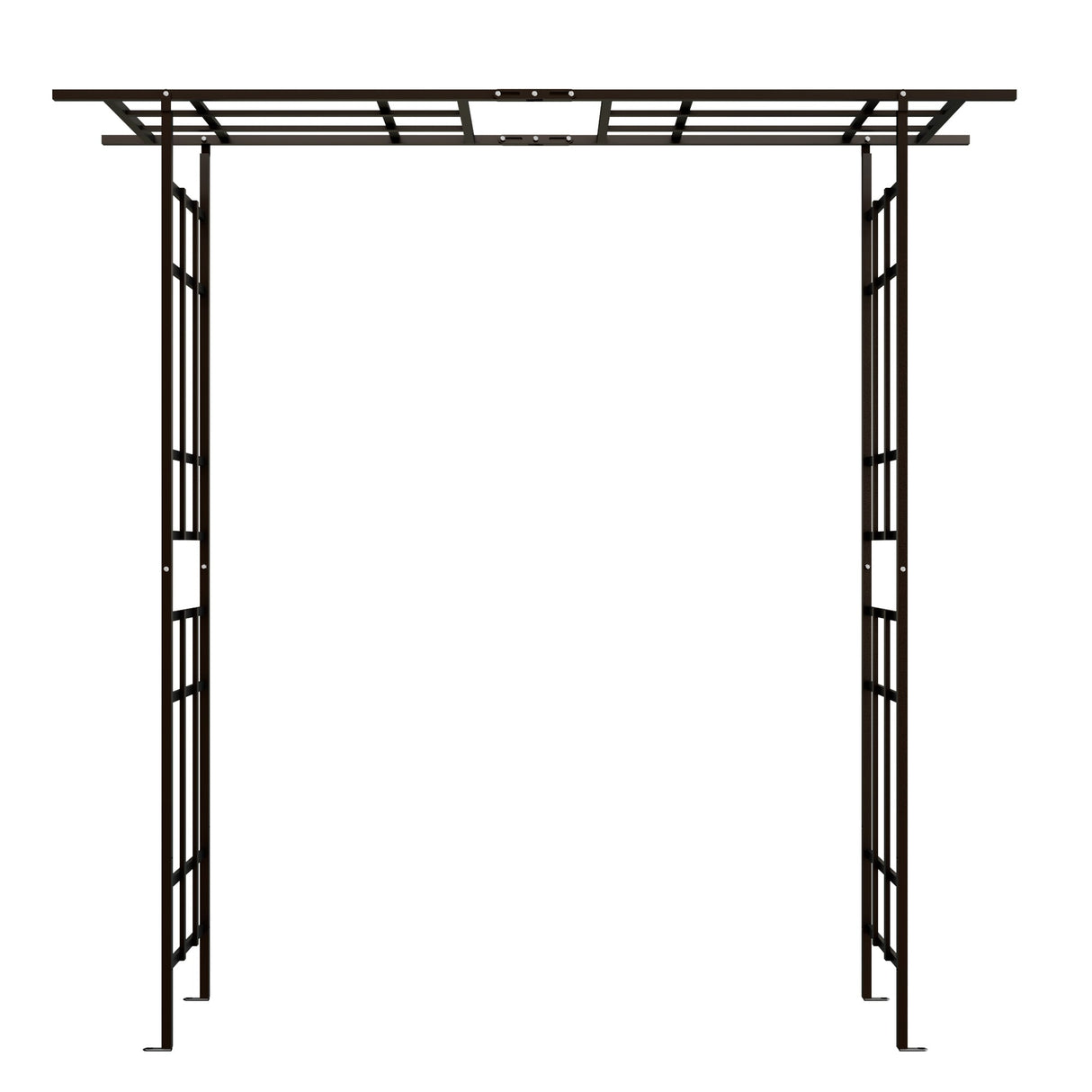 Metal Garden Arch with Adjustable Width