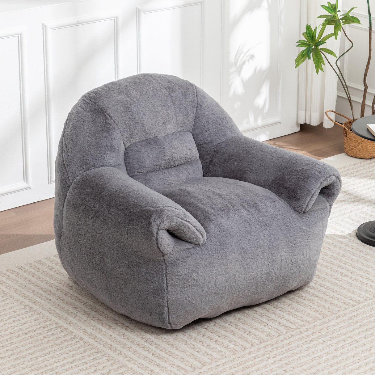 Comfy Bean Bag Chair with Back Support