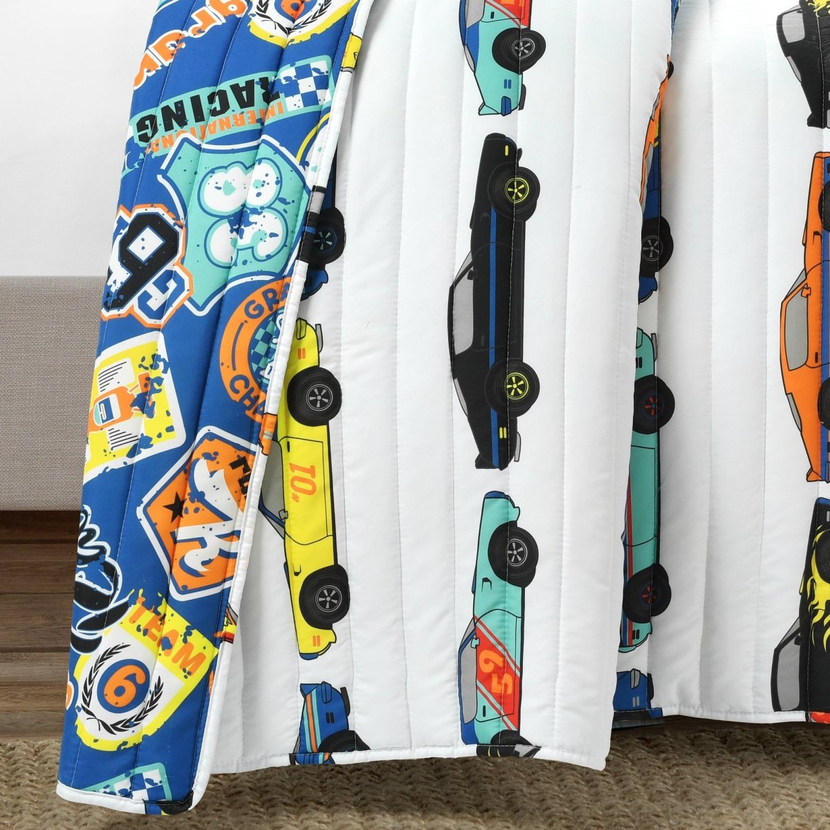 Race Cars Quilt Set