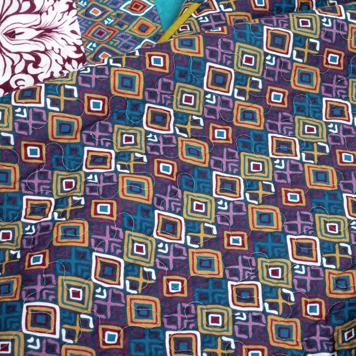 Boho Stripe Quilt Set