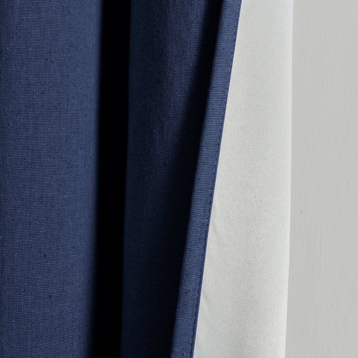 Insulated Grommet Blackout Faux Linen Window Curtain Panel