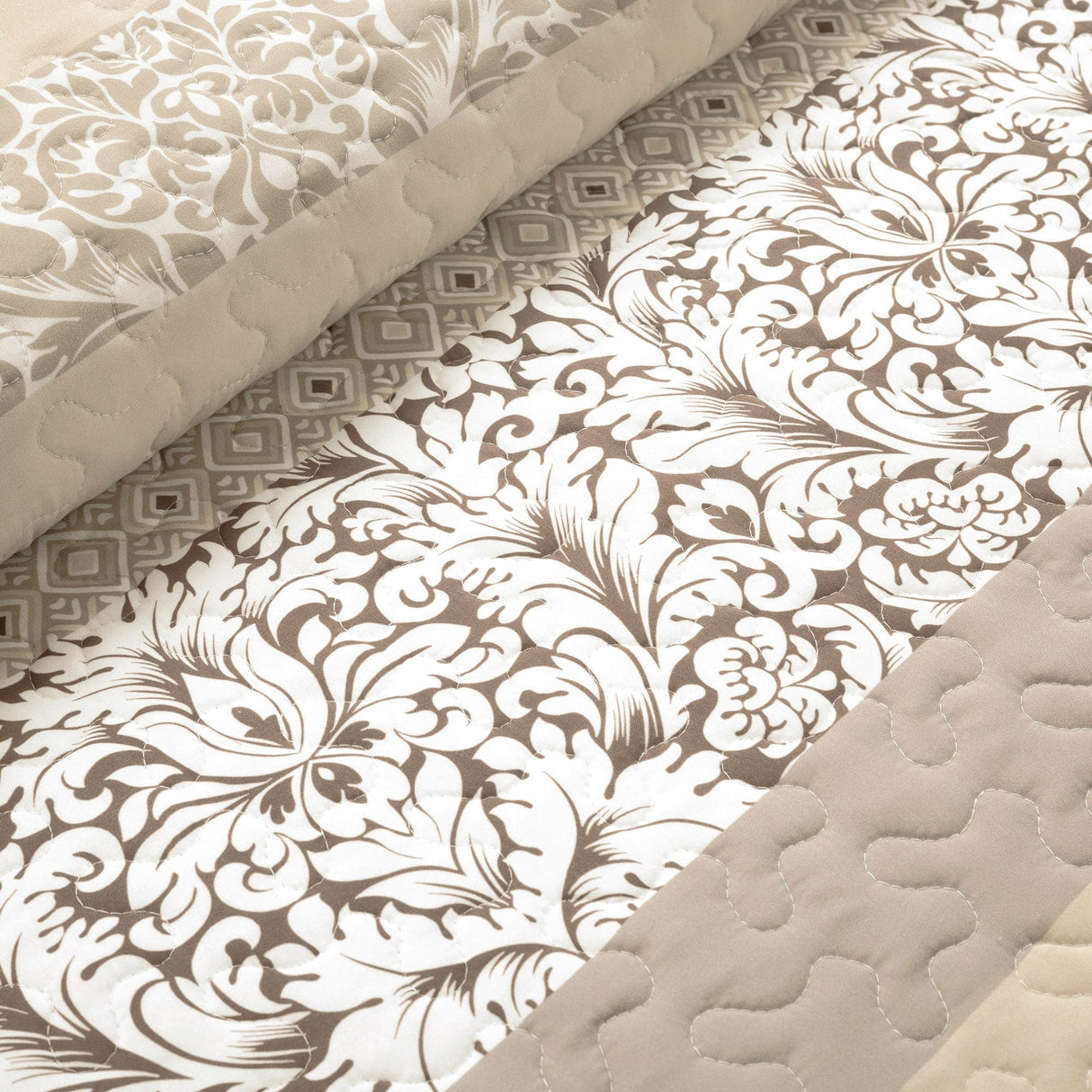 Boho Stripe Quilt Set