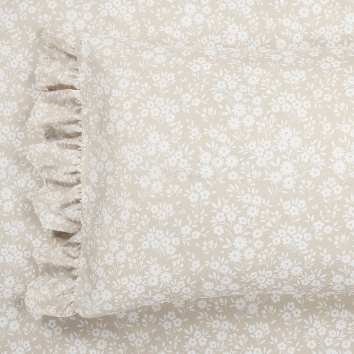 Garden Of Flowers Ruffle Sheet Set