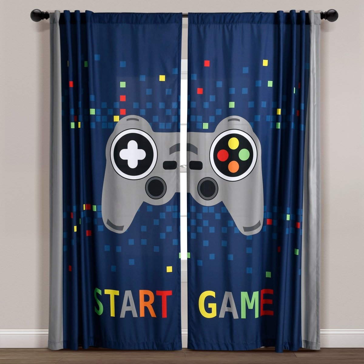 Video Games Window Curtains