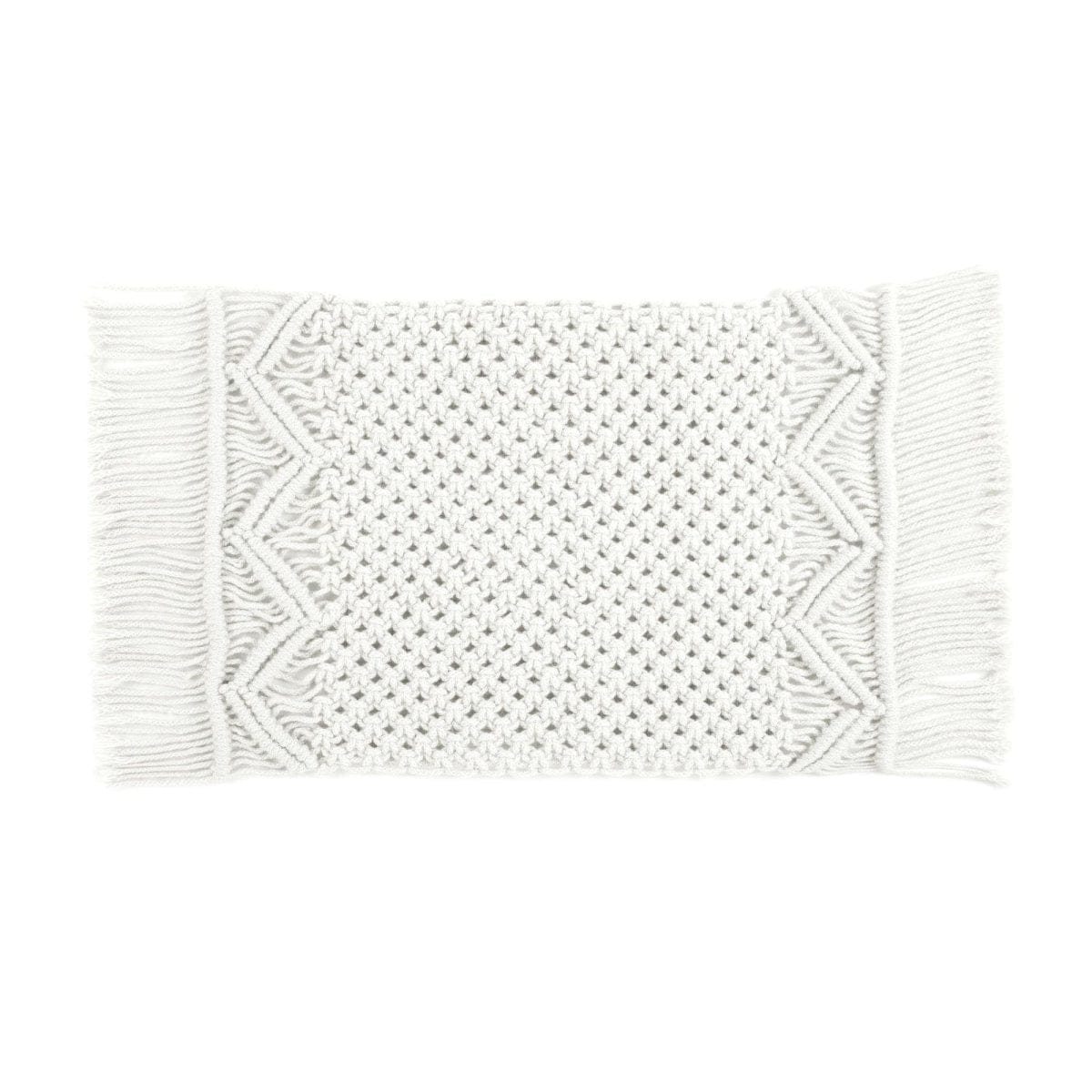 Boho Macrame Indoor/Outdoor Placemat 2-Pack Set