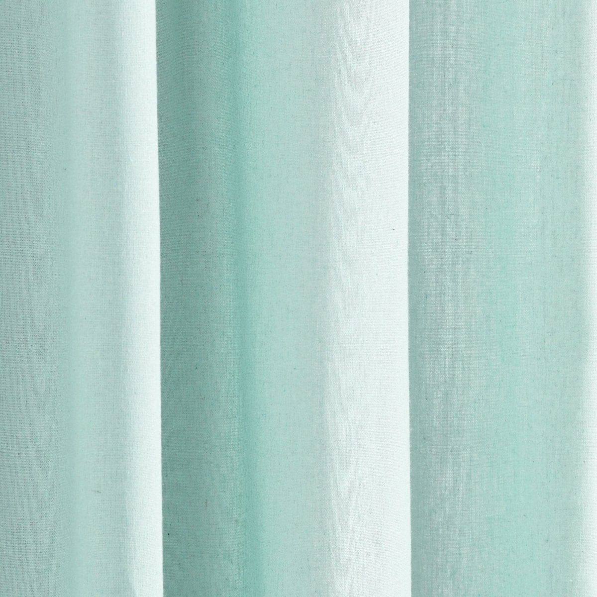 Modern Faux Linen Embroidered Edge With Attached Valance Window Curtain Panel Set