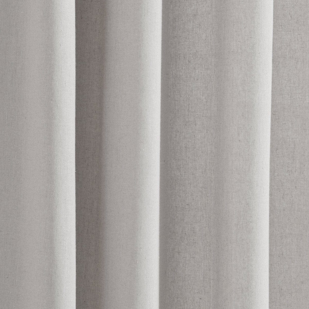 Modern Faux Linen Embroidered Edge With Attached Valance Window Curtain Panel Set