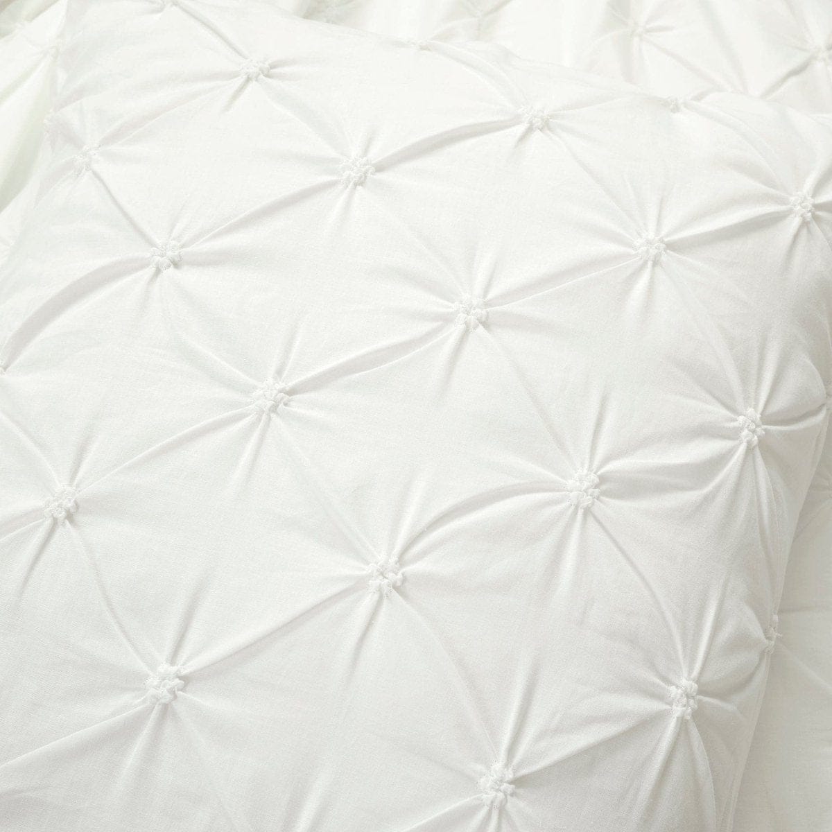 Ravello Pintuck Cotton Comforter 3 Piece Set