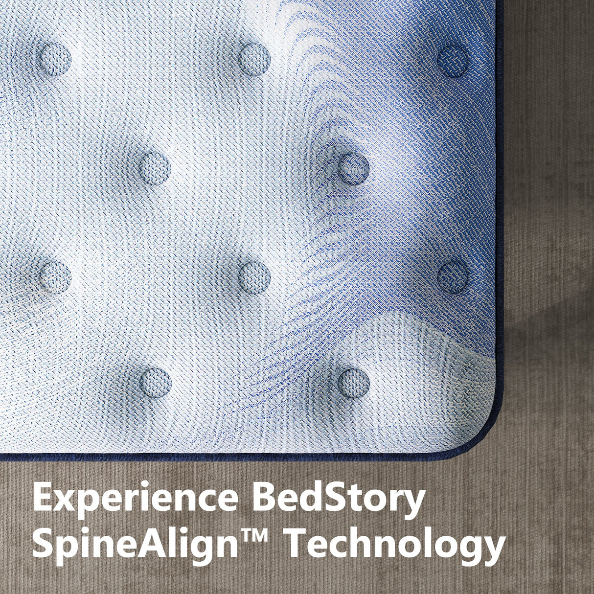 Bedstory Spine Align 12" Full Firm Pressure Relieving Cooling Hybrid Mattress