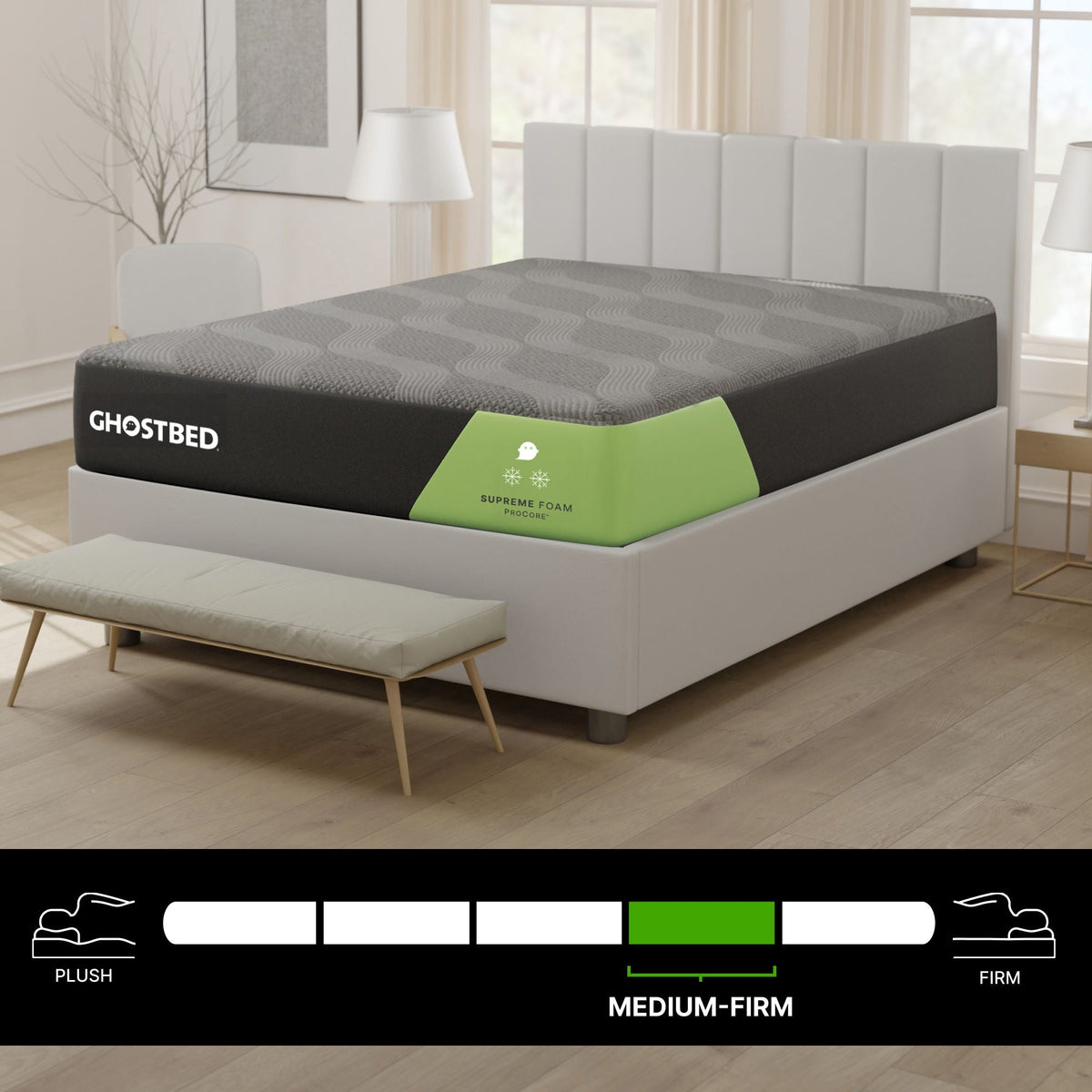 Supreme - 12" Foam Mattress With Procore Technology And Cooling Cover