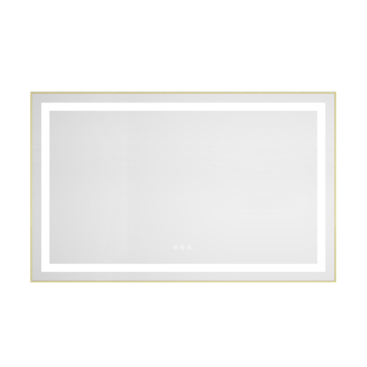 48" x 30" LED Bathroom Mirror with Front and Backlight