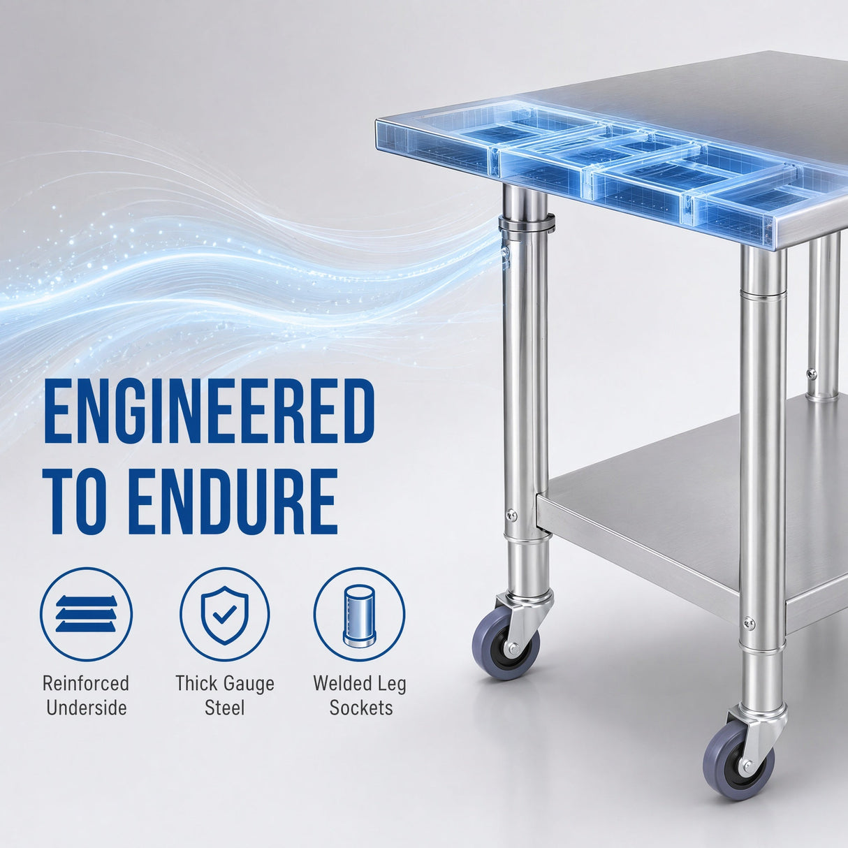 36'' x 24'' Commercial Work Table