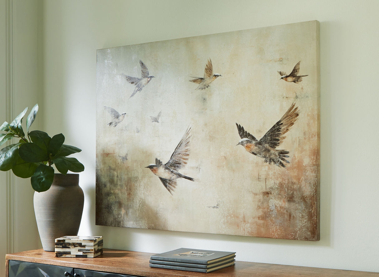 Collmund - Wall Art - Gray / Brown