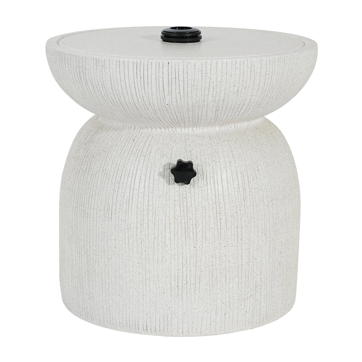 Odelia MGO Outdoor Patio Side Table Umbrella Base
