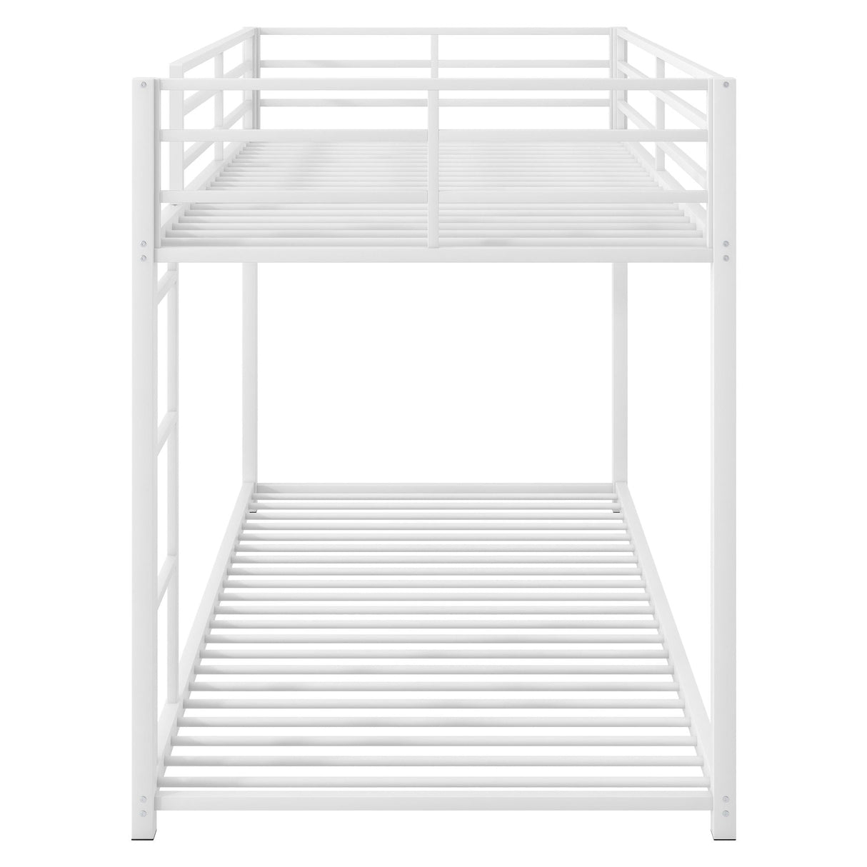Metal Bunk Bed, Low Bunk Bed With Ladder