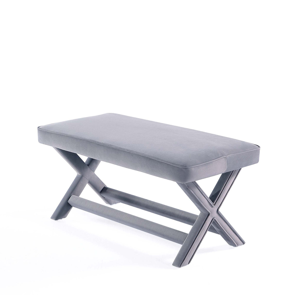 Abigail - Accent Bench With Piped Cushion