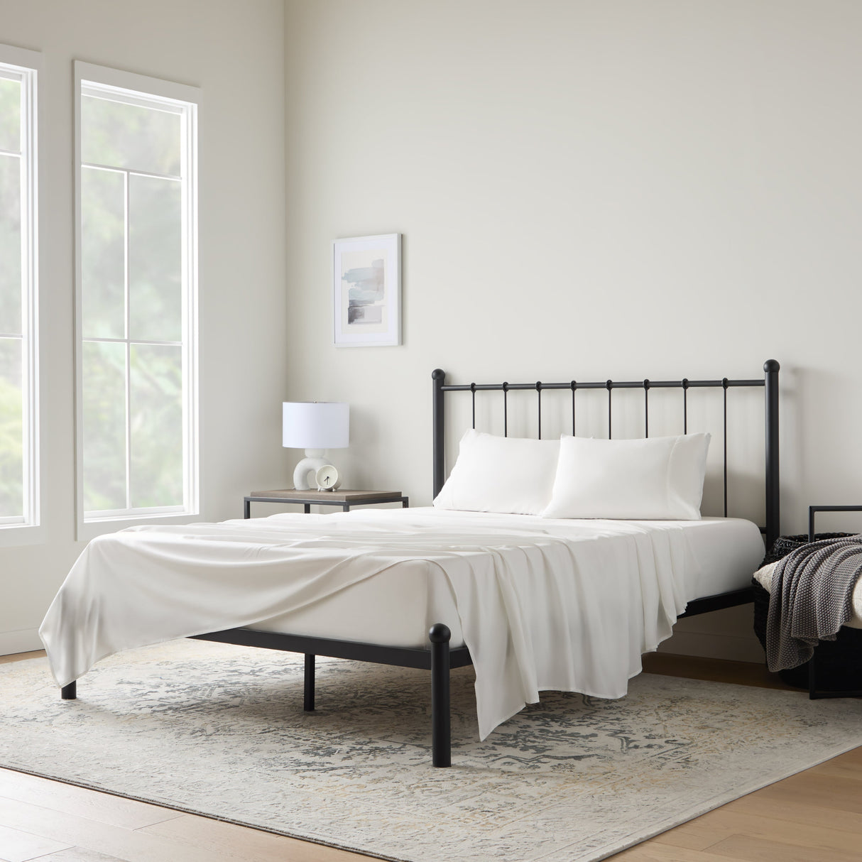 Weekender 90gsm Bamboo Sheet SetTwin XLWhite