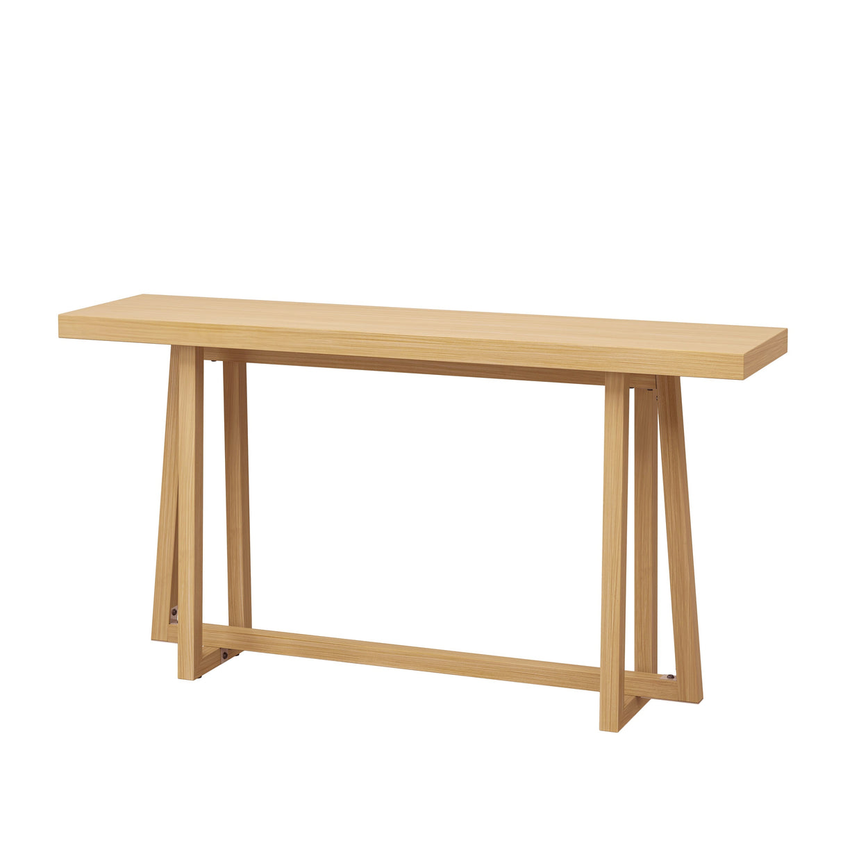 59.84'' Stylish Rectangular Natural Console Table