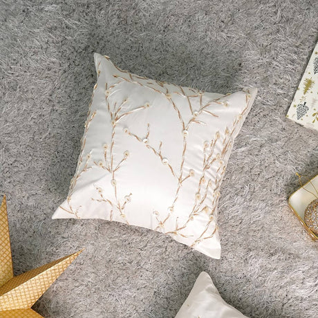 100%-Polyester-Throw-Pillow-with-Embroidery-Work-–-Soft-&-Stylish-Accent-18X18'-Accent-Pillows