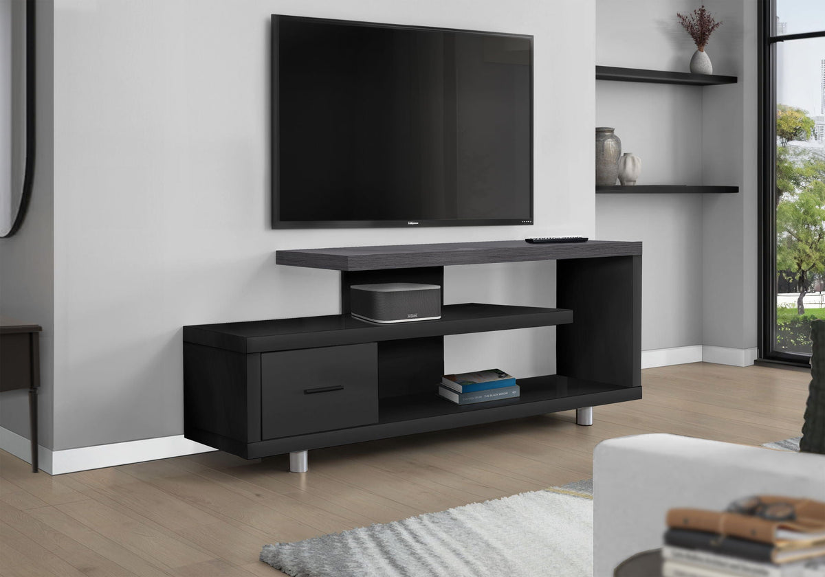 TV Stand, Console, Media Entertainment Center Storage Cabinet, Contemporary & Modern