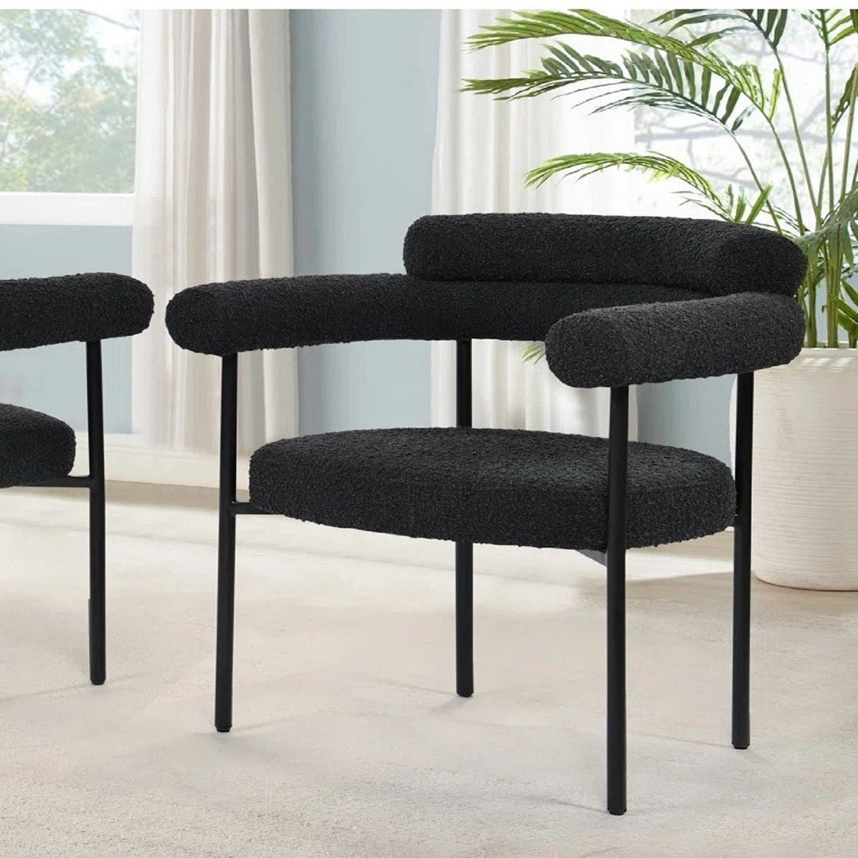 Dining Chairs With Armrests (Set of 2)