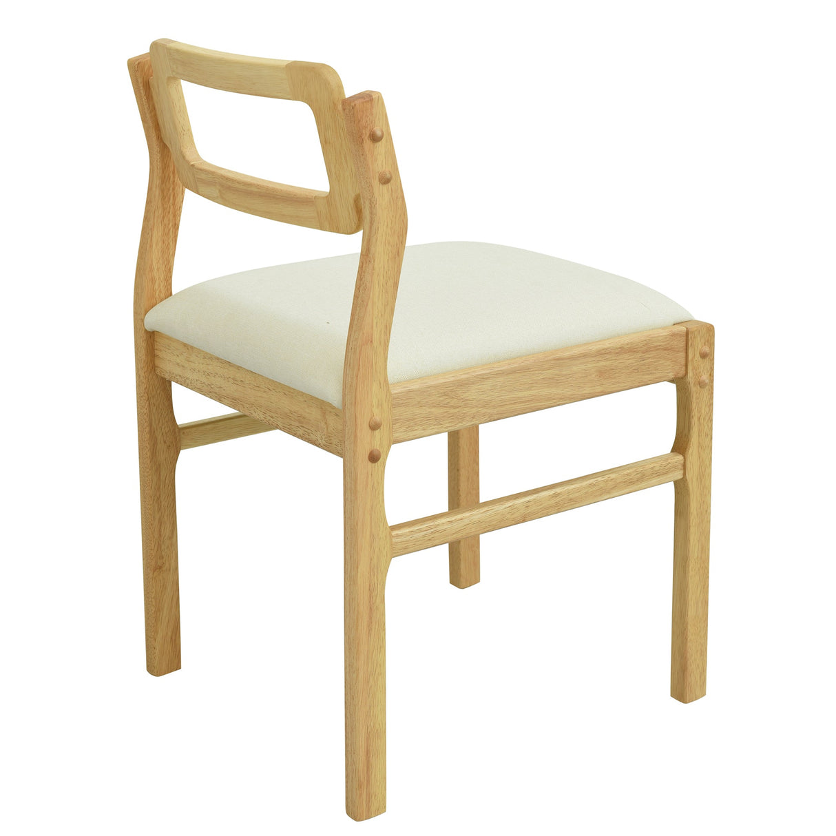 TOPMAX Modern 5-Piece Extendable Wood Dining Table Set