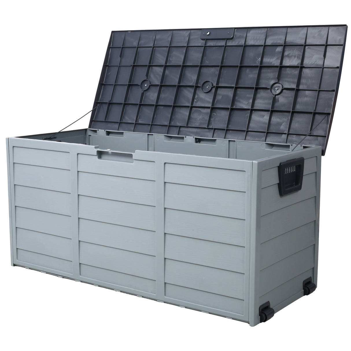 75 Gallon Resin Deck Box Storage Shed
