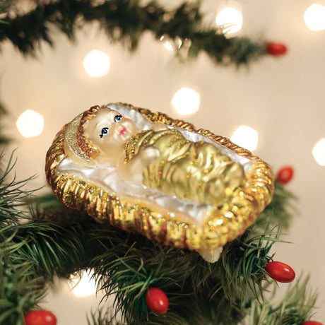 Baby-Jesus-In-Manger-Ornament-Christmas-Ornaments