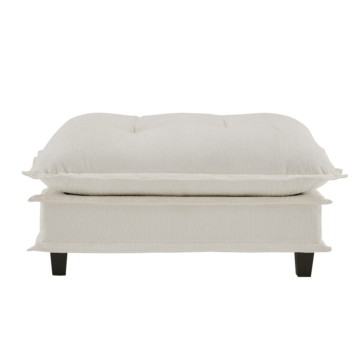 73 Chenille Ottoman