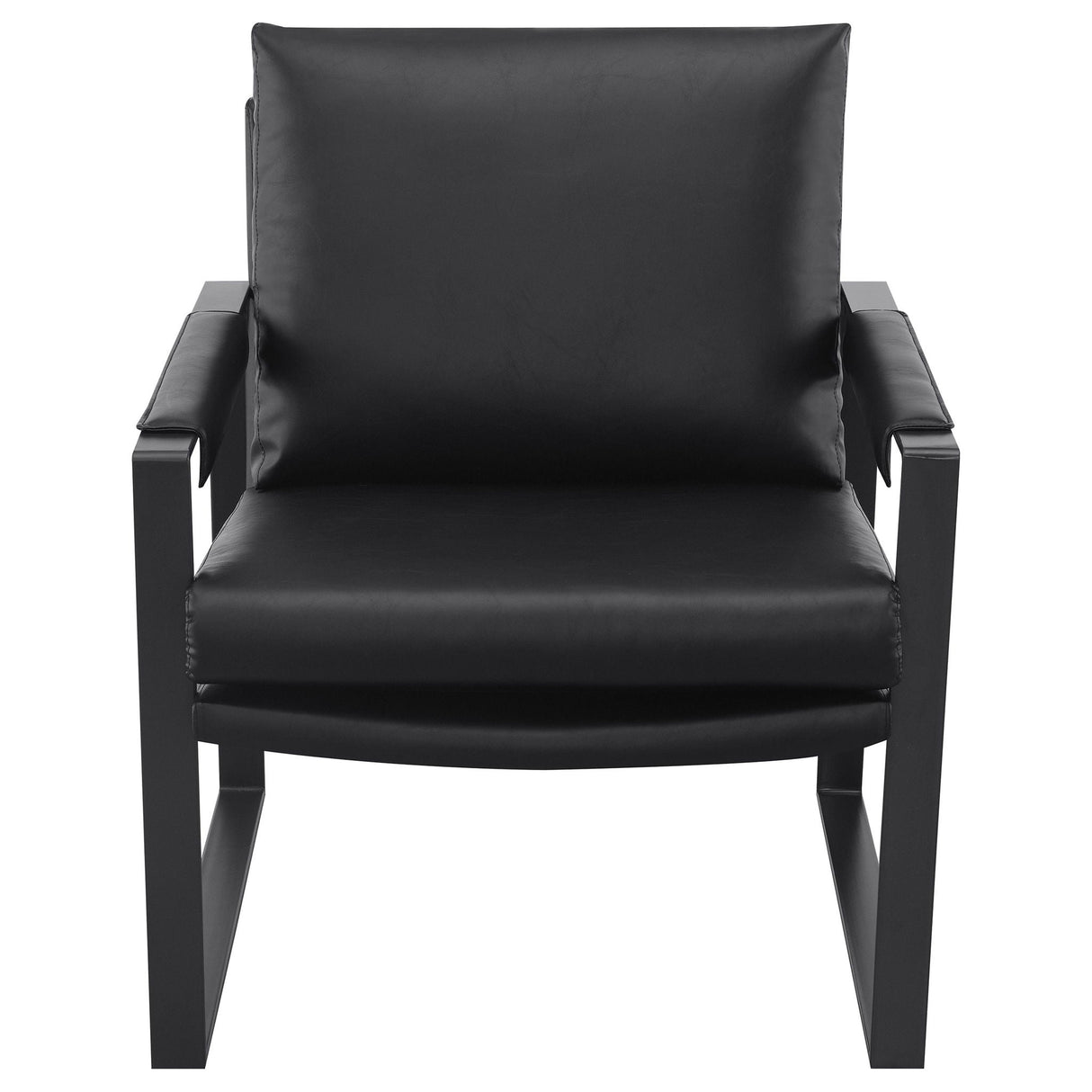 Goldbriar - Upholstered Track Arm Accent Chair - Black
