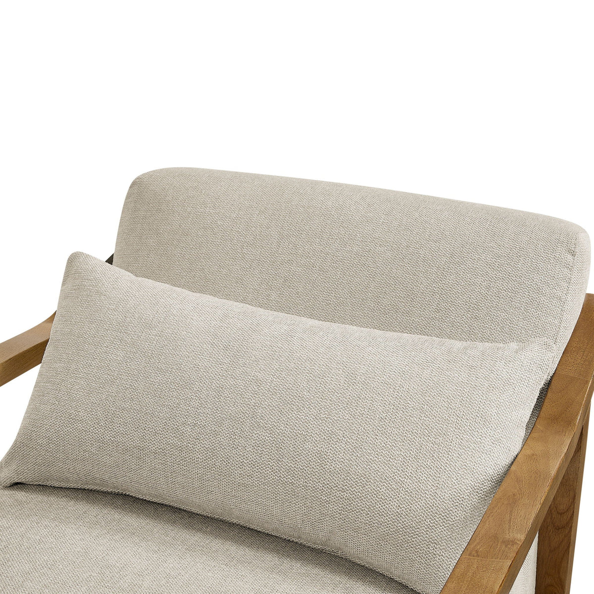 Reagan - Arm Accent Chair With Lumbar Pillow