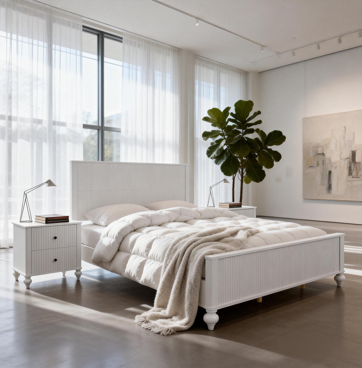 White Queen Size Bed Frame