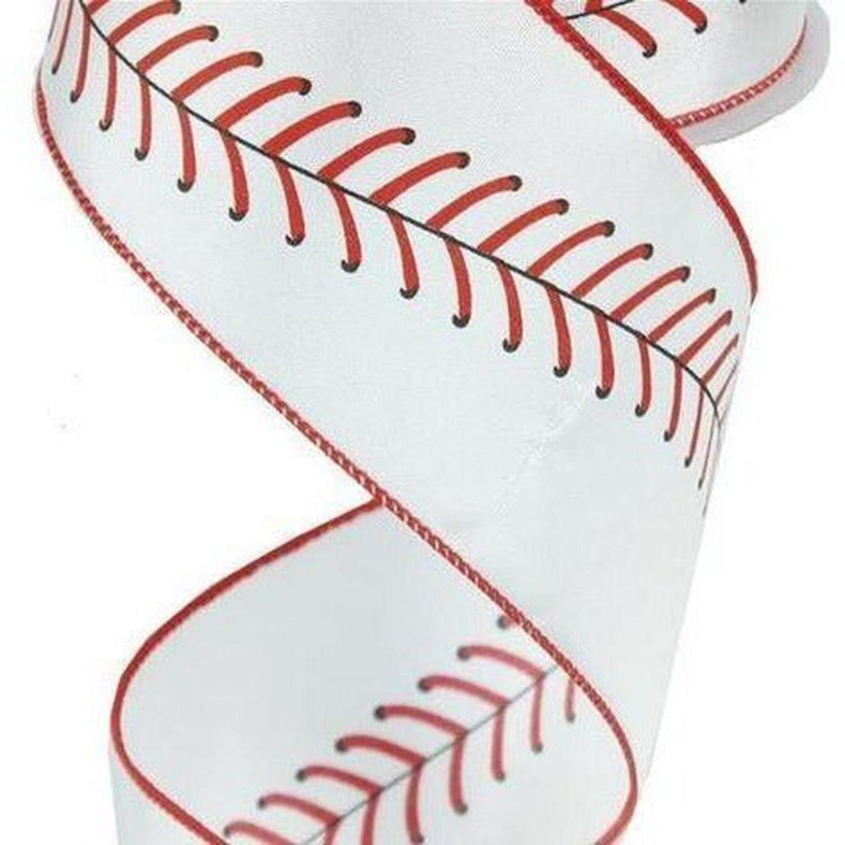 2.5" Baseball Stitching Ribbon (10 Yards)