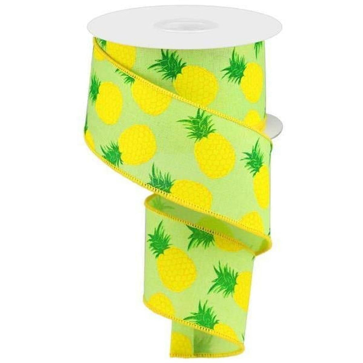 2.5" Pineapple Royal Ribbon: Green (10 Yards)