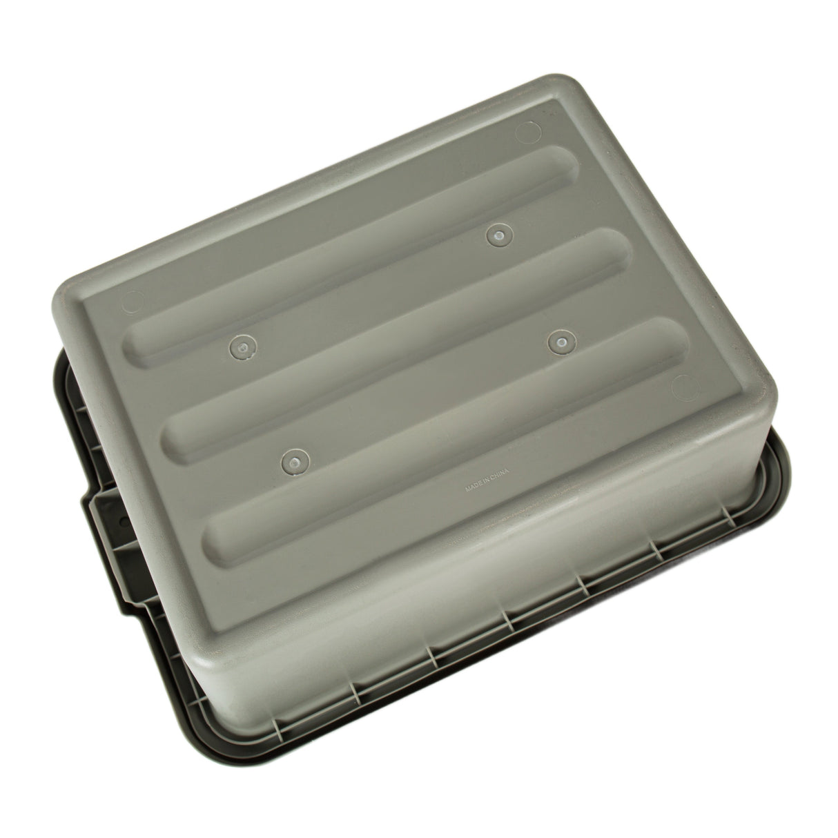 6-Pack 20" x 15" x 7" 9 Gallon Meat Lugs with Lids