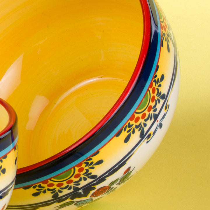 Zanzibar 4 Piece Handcrafted Stoneware Bowl Set