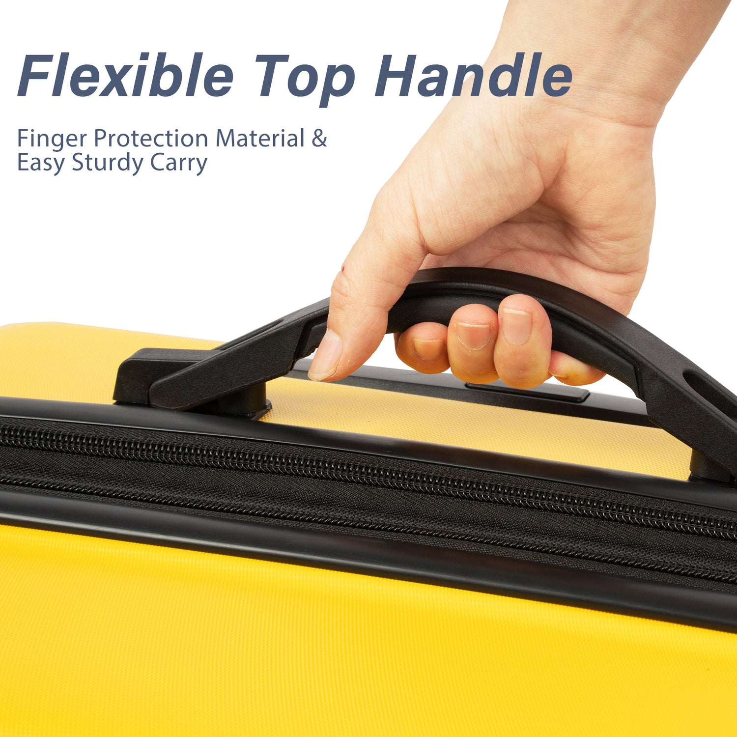 Hardshell Luggage Sets 3 Pcs Spinner Suitcase with TSA Lock