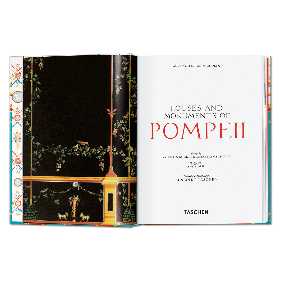 Fausto & Felice Niccolini. Houses and Monuments of Pompeii. 45th Ed. (English)