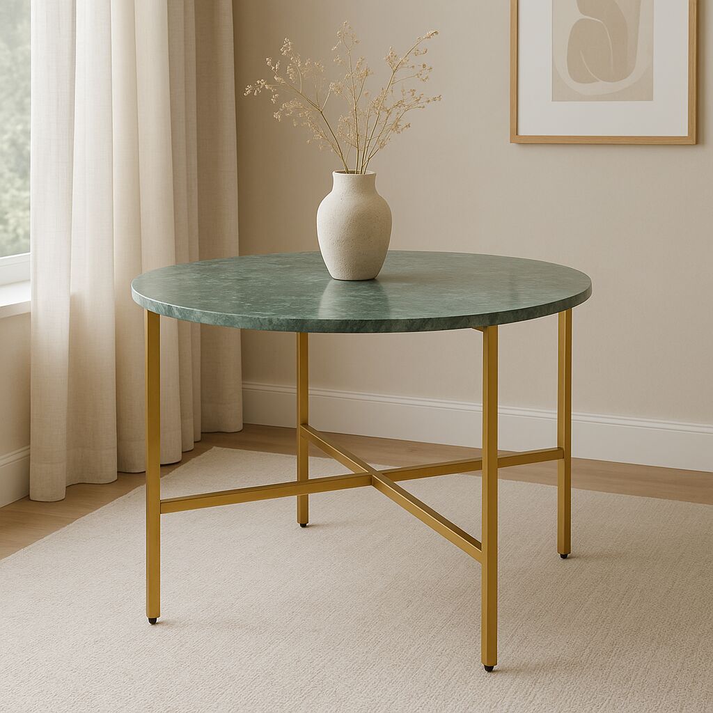Green-Marble-Nesting-Table-with-Golden-Metal-Frame-(17'-Height)-|-Elegant-&-Sturdy-Side-Table-|-Luxurious-Space-Saving-Design-|-Perfect-for-Living-Room,-Bedroom,-Office-&-Home-Décor-