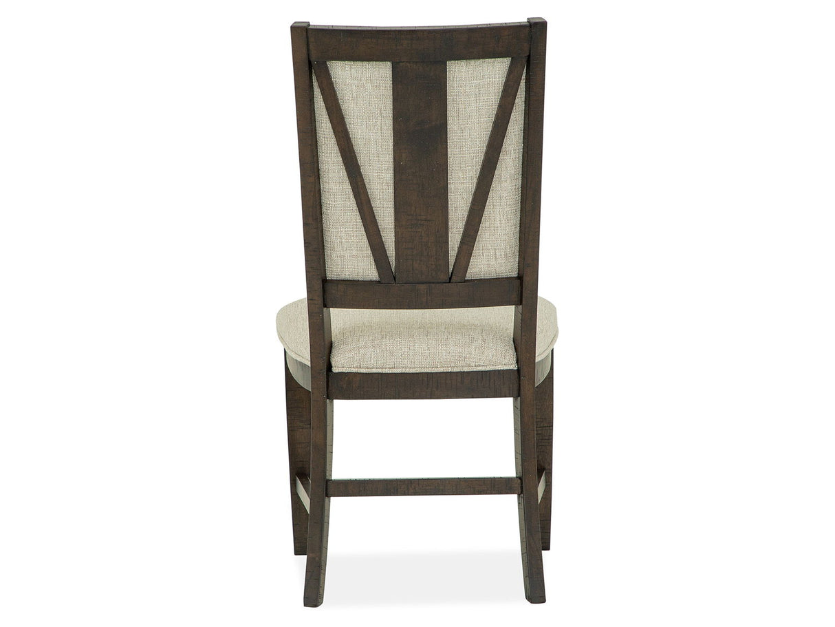 Westley Falls - Step Up Side Chair With Upholstered Seat & Back (Set of 2) - Graphite