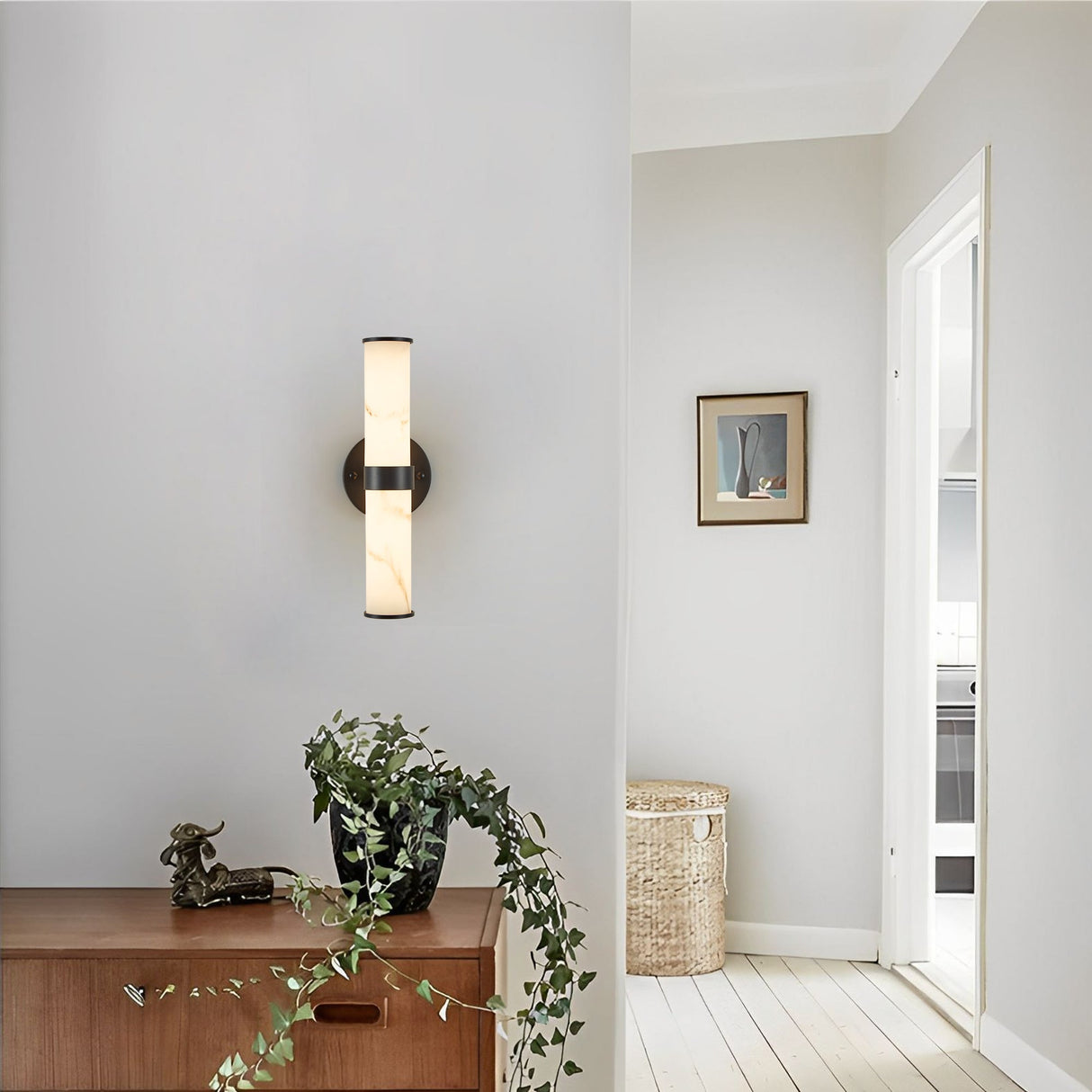 Resin Imitation Marble Texture Wall Light - Set of 2