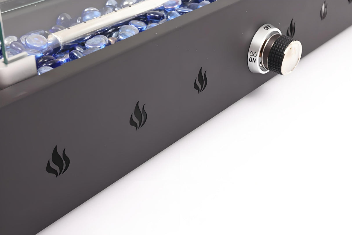 28-Inch Rectangle Fire Pit40000 BTU Outdoor Propane Fire Pit