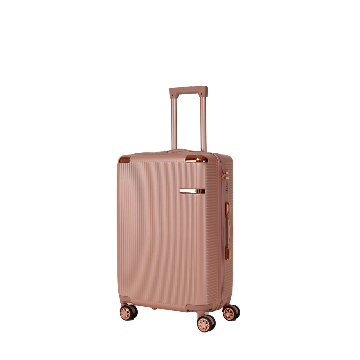 4-Piece Hard Luggage Set with 360° Rotating Wheels and Password Lock