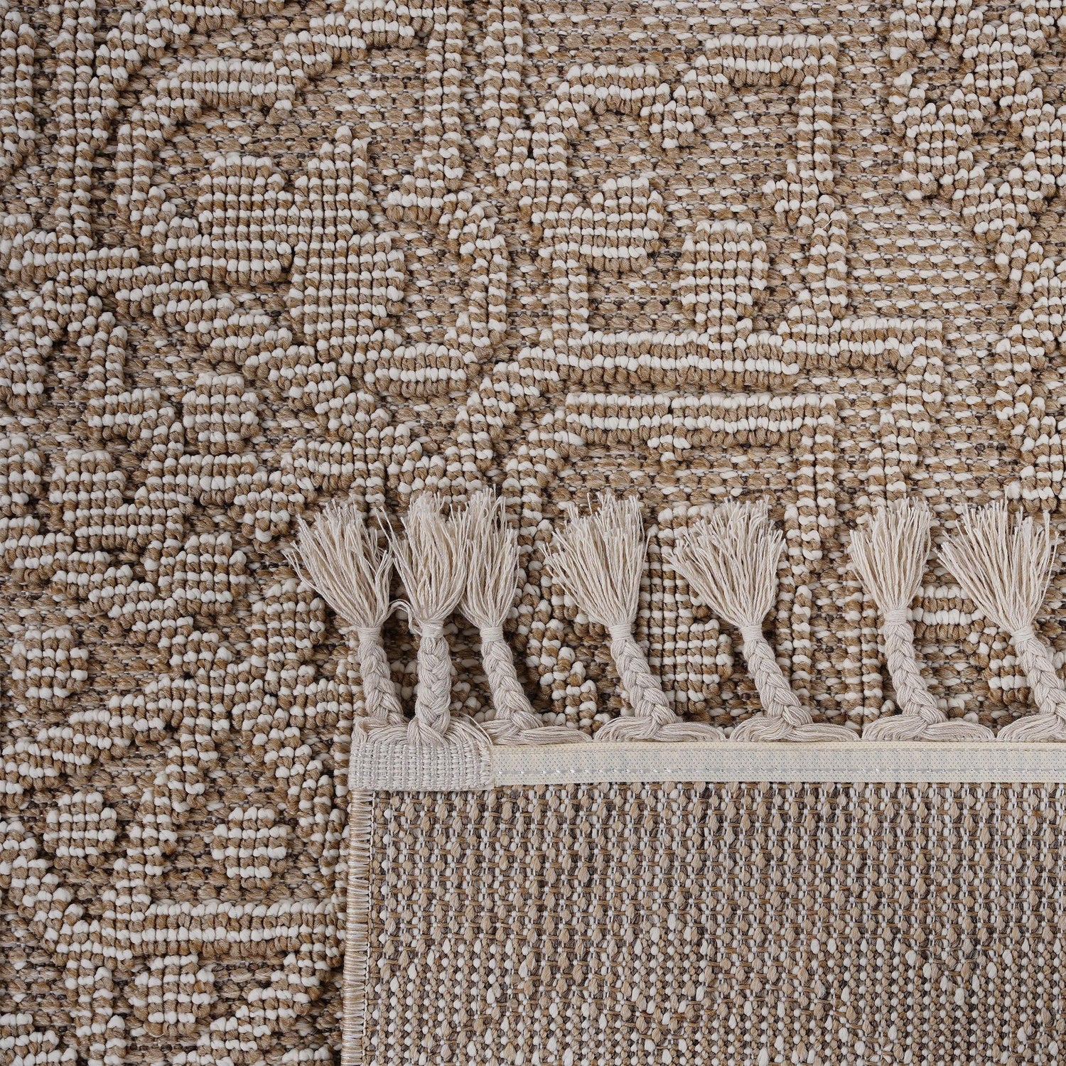 Naar guros collection medallion indoor/outdoor area rug