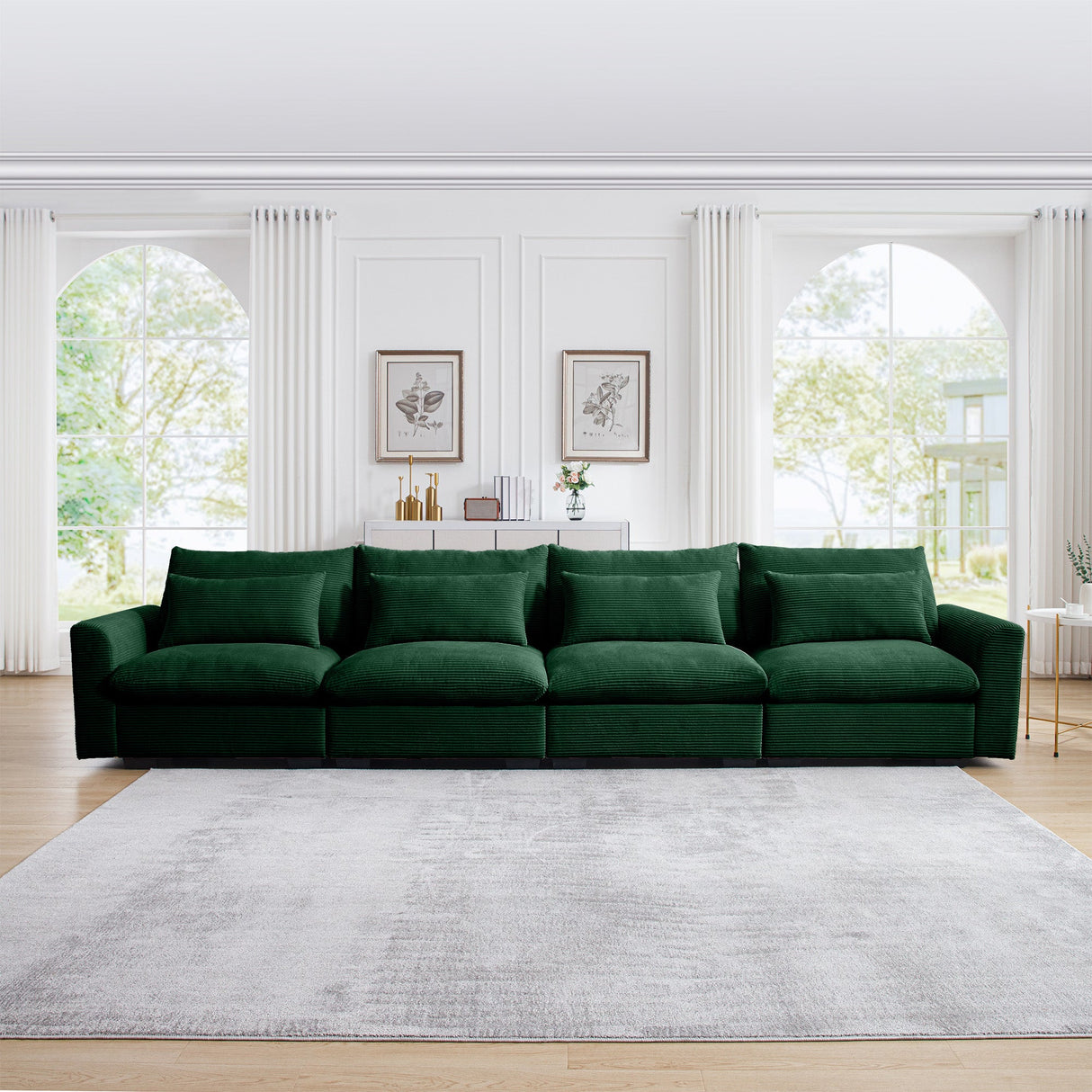 4 Seater Deep Seat Couches for Living Room
