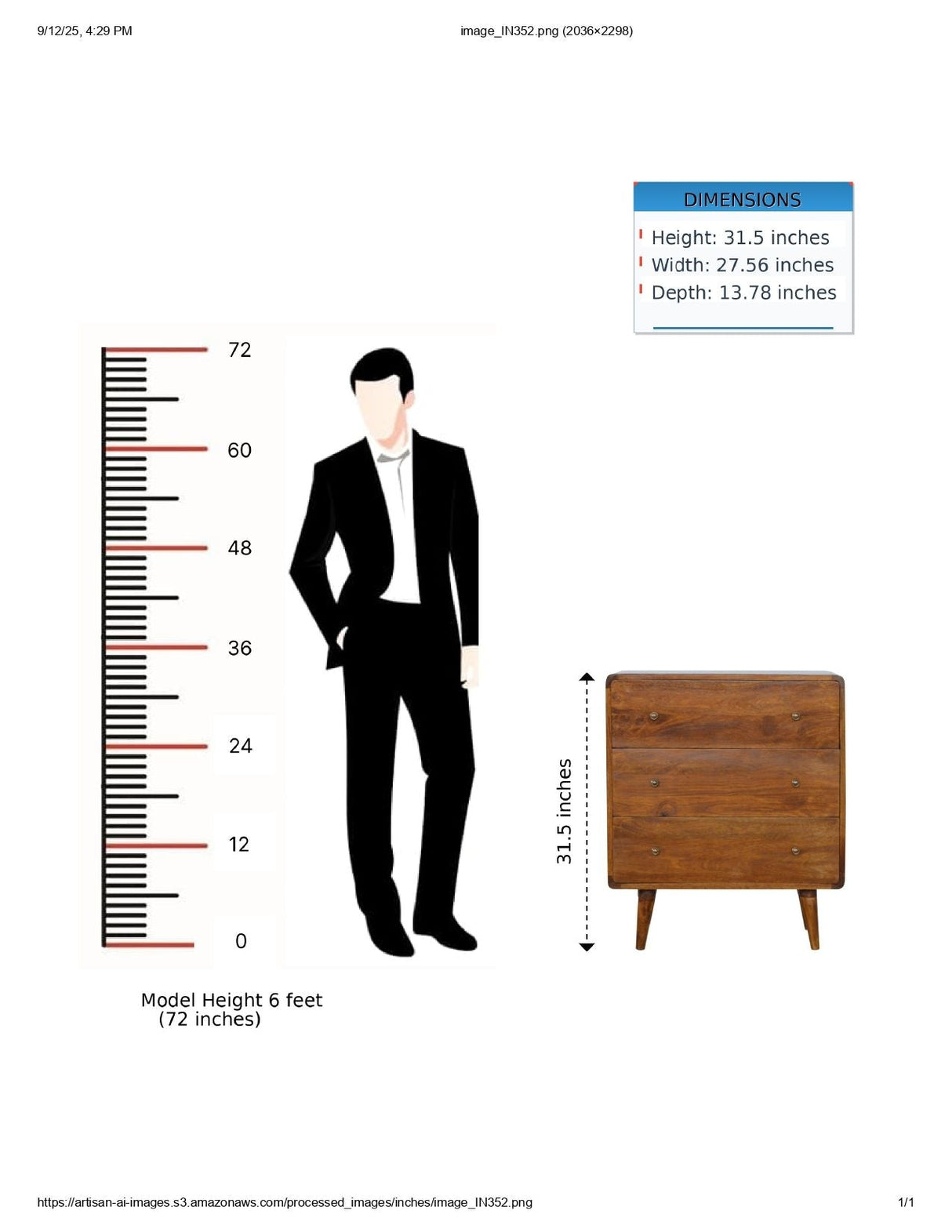 Curved Chest