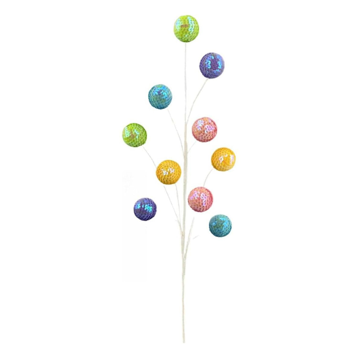27" Sequin Ball Spray: Multi