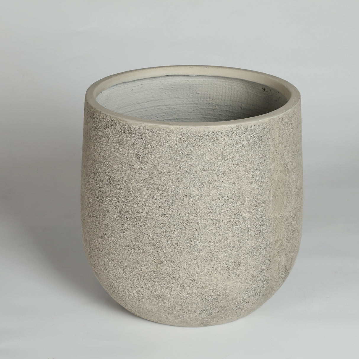 Round Concrete Planter Set of 2 - Antique Grey